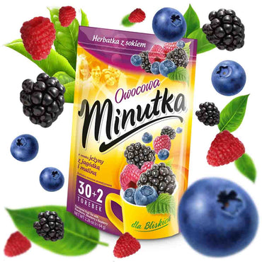 Minutka Blackberry, Blueberry & Raspberry Tea, 32 Bags, 64 g - Image 2