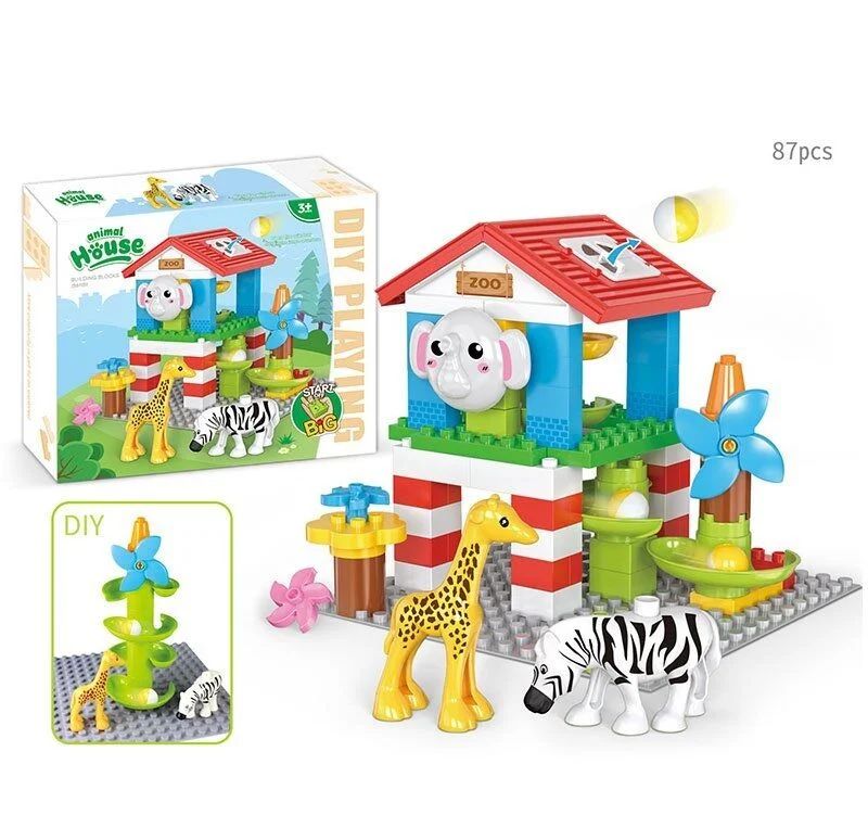 JS 611 B1 Zoo Building Set, 87 pcs