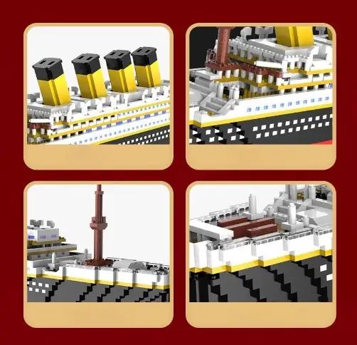 M 2019 Titanic Ship Building Set - Image 4