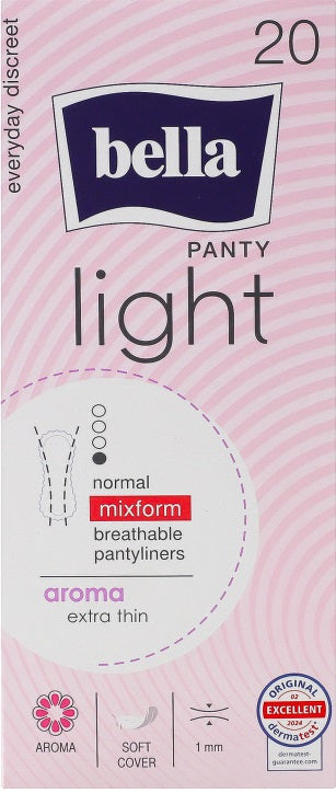Bella Aroma Fresh Panty Liners, 20 pcs