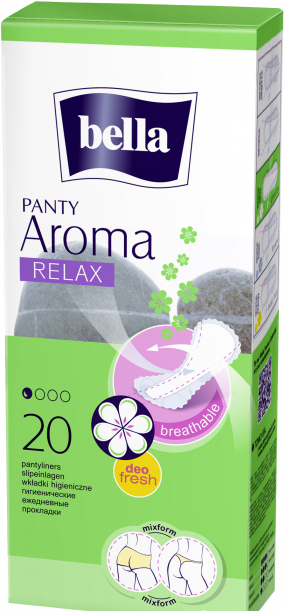 Bella Panty Aroma Relax Panty Liners, 20 pcs