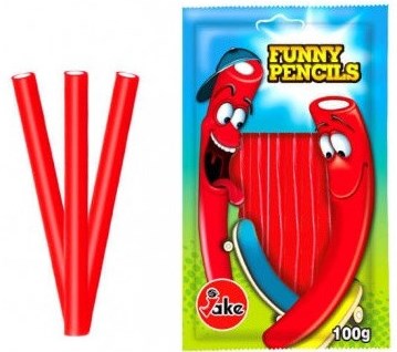 Jake Funny Pencils Gummies, 100 g
