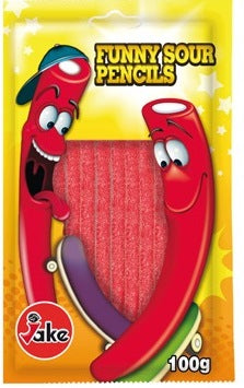 Jake Funny Sour Pencils Gummies, 100 g