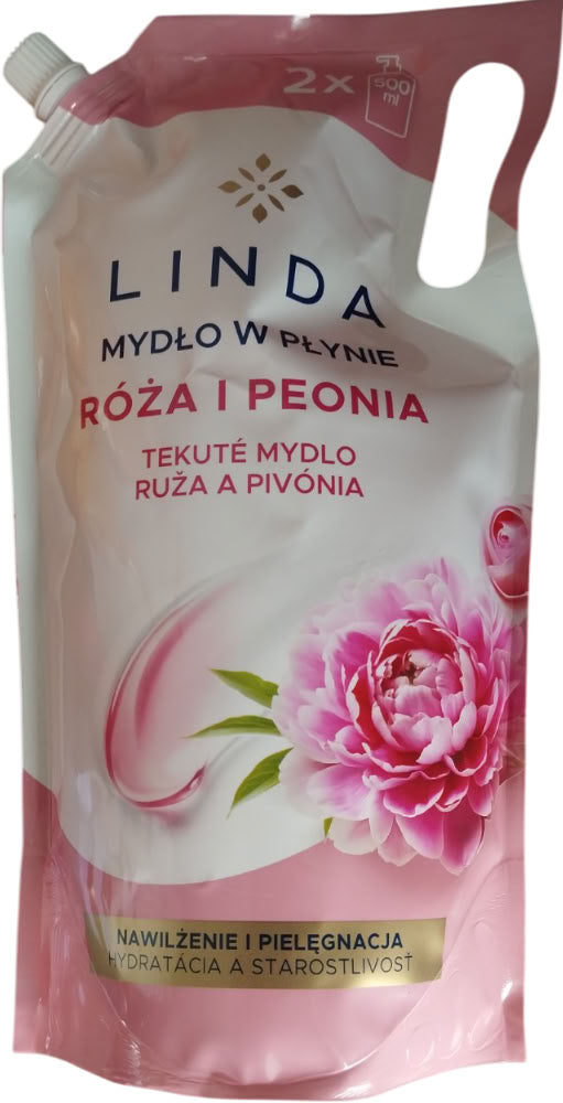 Linda Rose & Peony Liquid Hand Soap Refill Pouch, 1 L