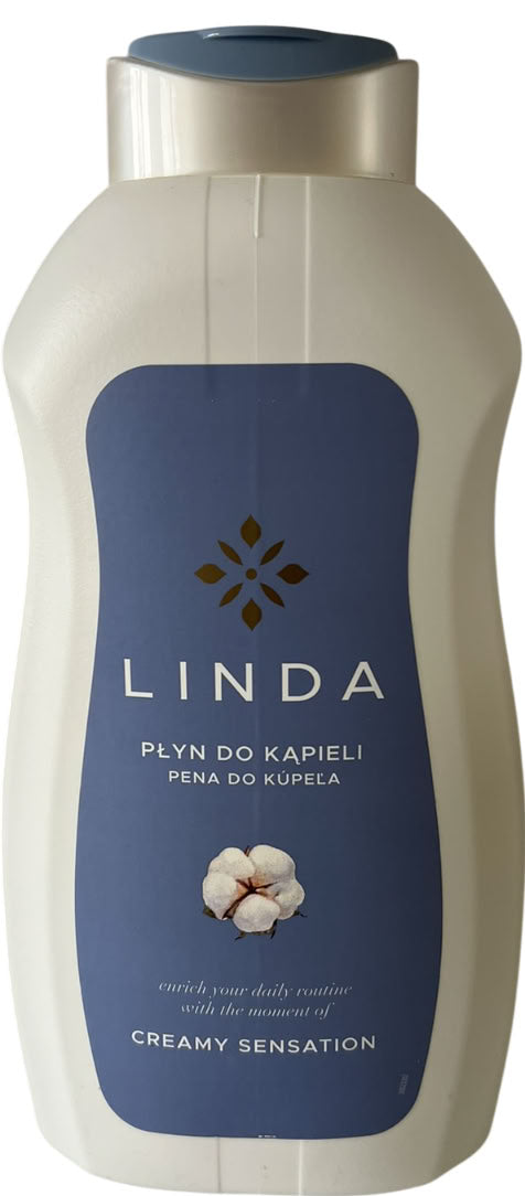Linda Creamy Sensation Shower Gel & Bath Foam, 1.3 L