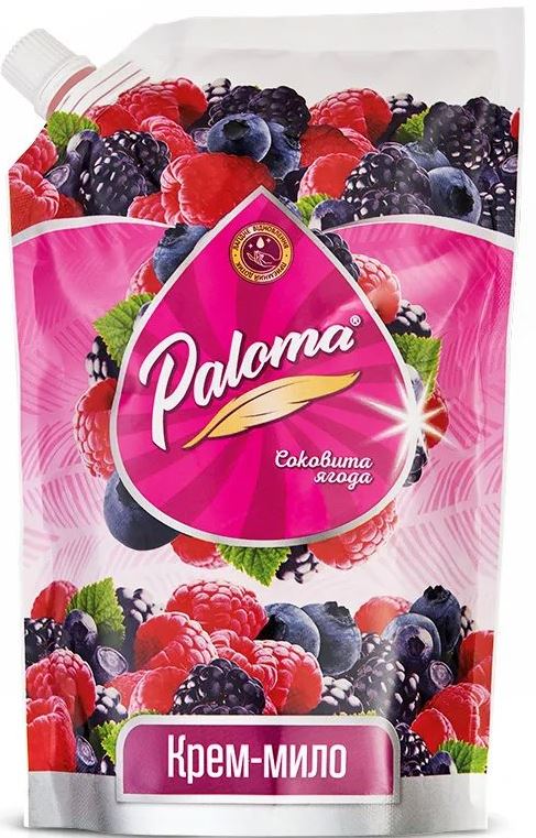 Paloma Juicy Berry Liquid Cream Hand Soap Refill Pouch, 500 mL