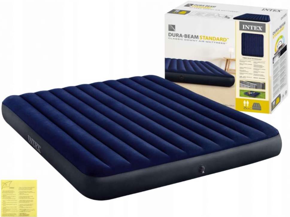 Intex 64755 Double Air Mattress, 1.83 x 2.03 m x 25 cm