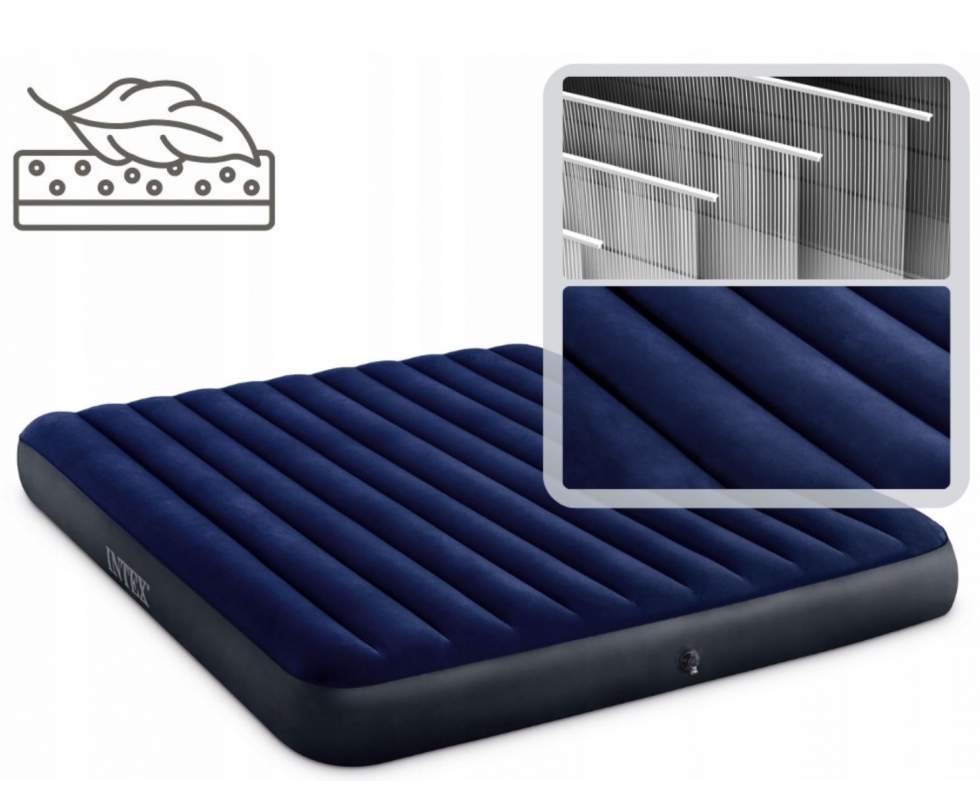 Intex 64755 Double Air Mattress, 1.83 x 2.03 m x 25 cm - Image 4