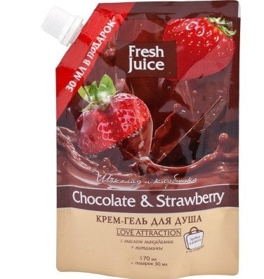 Fresh Juice Chocolate-Strawberry Shower Gel, 170 mL