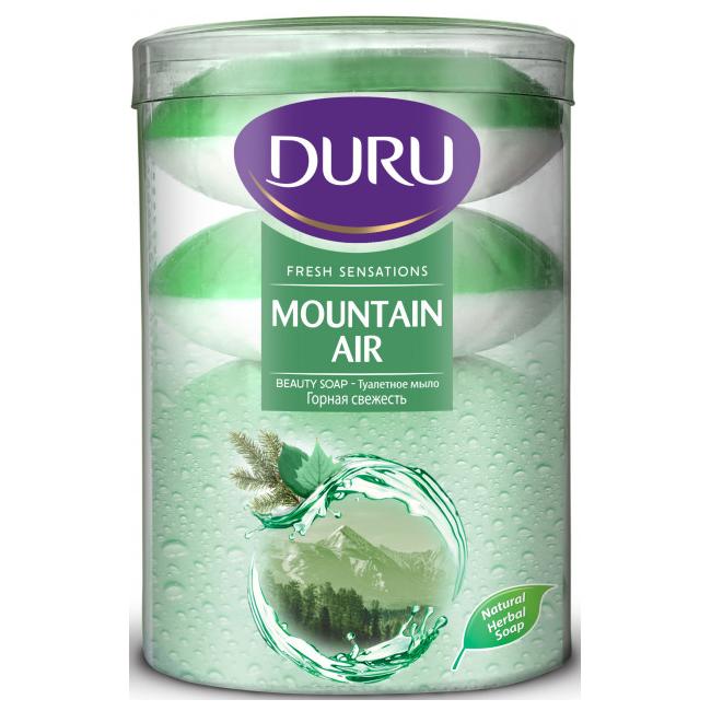 Duru Fresh Sensations Mountain Freshness Bar Soap, 4 x 110 g