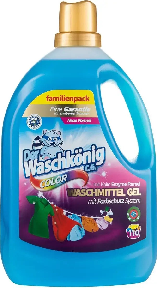 Waschkönig Color Liquid Laundry Detergent, 3.305 L