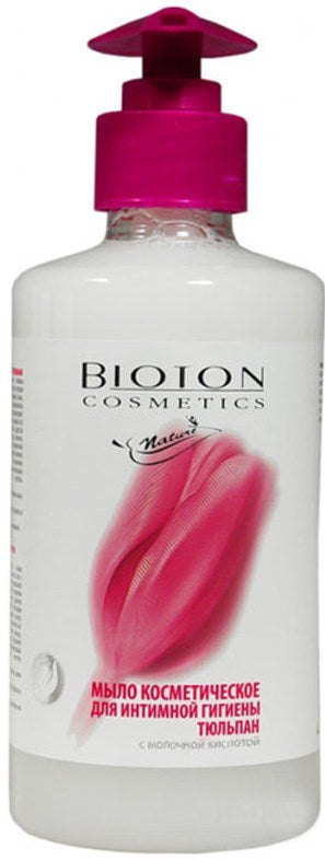 Bioton Cosmetics Nature Tulip Intimate Wash Soap, 300 mL