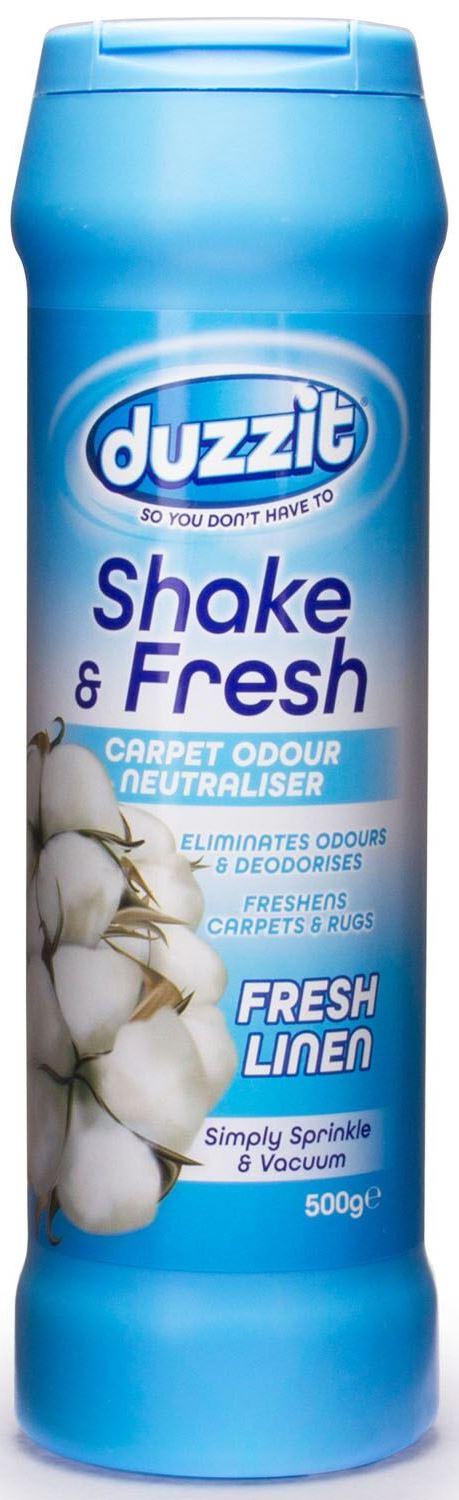 Duzzit Shake & Fresh Cotton Fresh Odor-Neutralizing Carpet Freshener, 500 g