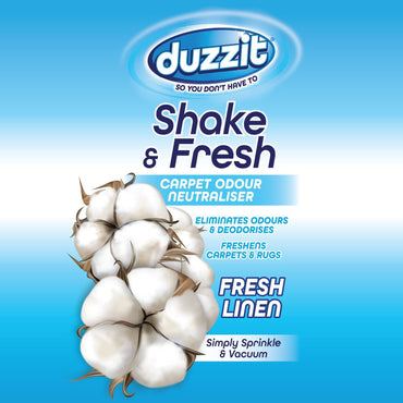 Duzzit Shake & Fresh Cotton Fresh Odor-Neutralizing Carpet Freshener, 500 g - Image 2