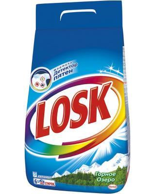 Losk Automatic Mountain Lake Laundry Detergent Powder, 6 kg