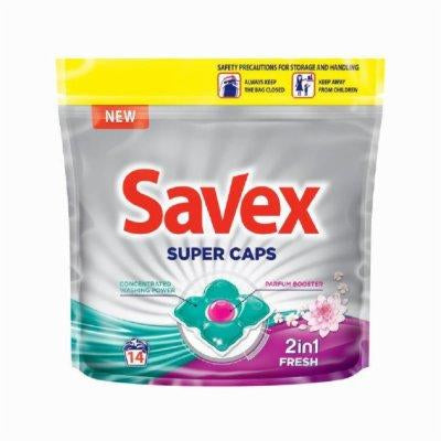 Savex 2-in-1 Fresh Laundry Pods, 14 pcs
