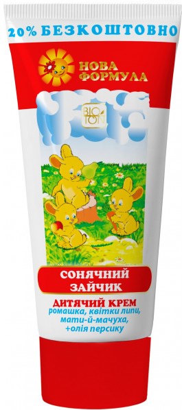 Bioton Cosmetics Sunny Bunny Kids Cream, 75 mL