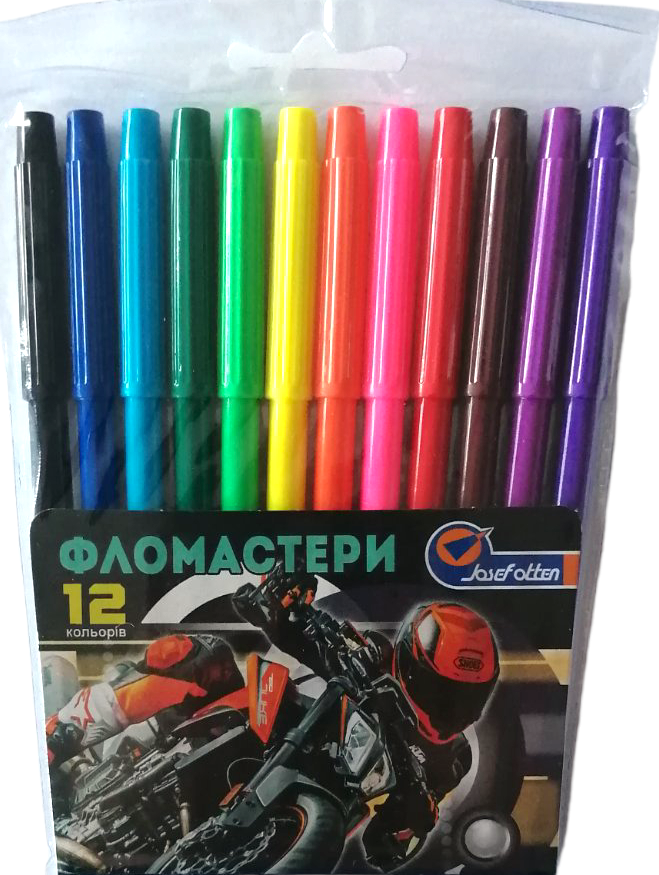 Josef Otten 828 Boys' Markers, 12 Colors