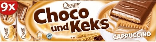Choceur Cappuccino Chocolate with Cookie, 300 g