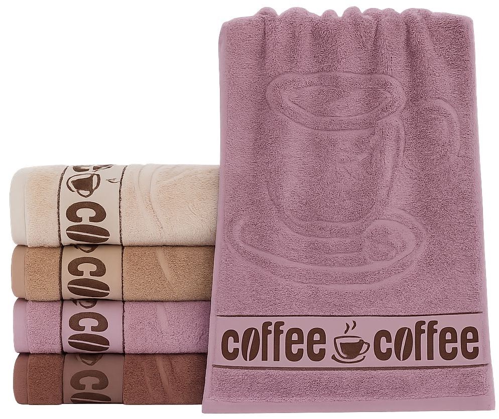 Koloco 653-308 Coffee Terry Kitchen Towel, 35 x 75 cm