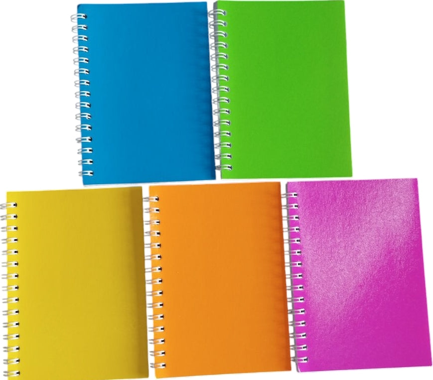 Ryukzachok ZP-20 Fluorescent A6 Spiral Notebook, 64 Sheets