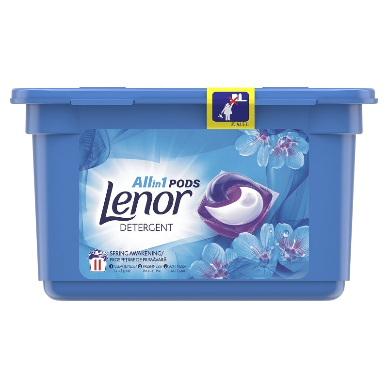 Lenor all in 1 pods Spring Awakening Laundry Pods, 11 pcs, Priced per Piece