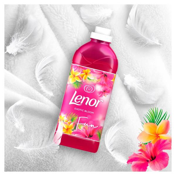 Lenor Fun Exotic Bloom Fabric Softener, 1.42 L - Image 2