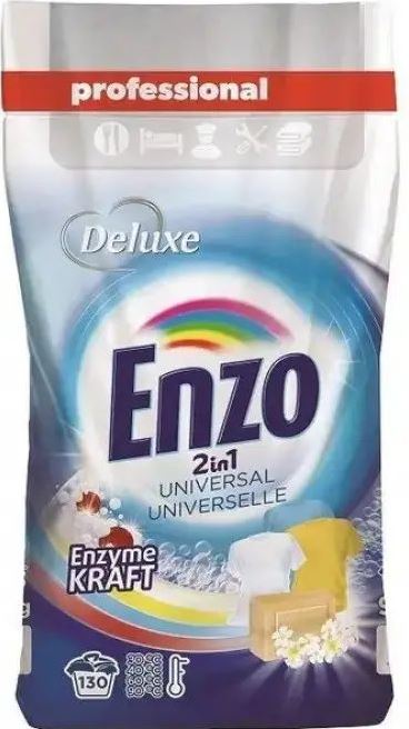 Deluxe Enzo 2-in-1 Universal Laundry Detergent Powder, 130 Loads, 9.1 kg