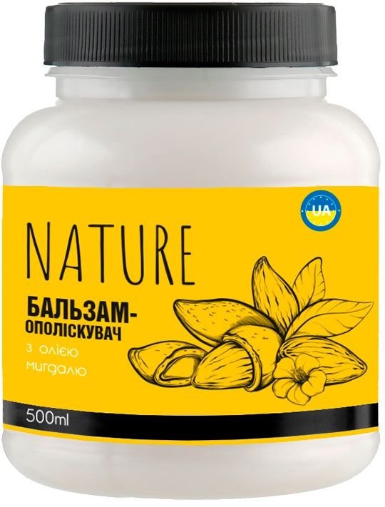 Bioton Nature Almond Oil Hair Balm & Conditioner, 500 mL