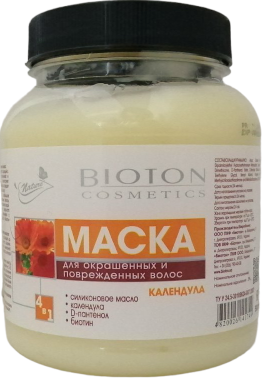 Bioton Cosmetics Nature Hair Mask for Color-Treated & Damaged Hair, 500 mL