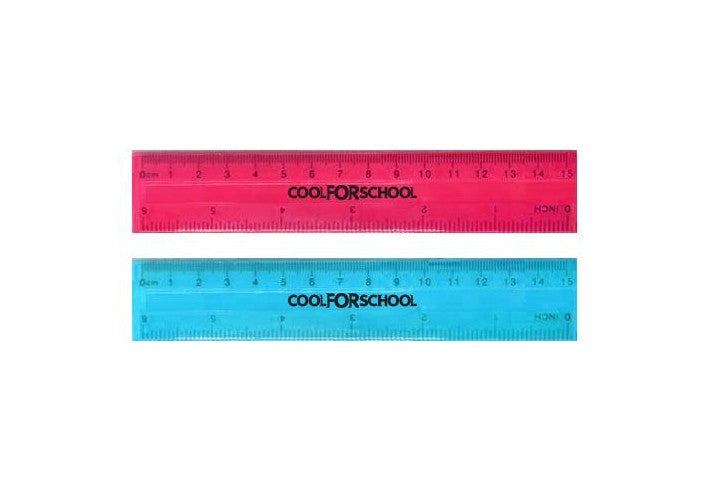 Neon Plastic Ruler, 15 cm - Image 2