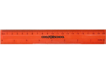 Neon Plastic Ruler, 20 cm - Image 2
