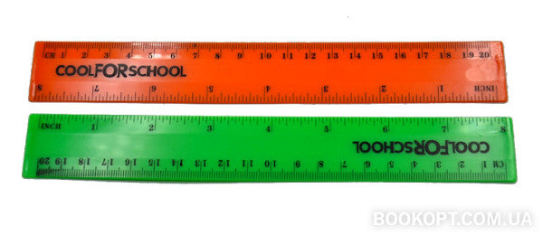 Neon Plastic Ruler, 20 cm - Image 3