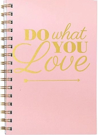 OOPT A5 Hardcover Spiral Notebook with Foil Embossing, 100 Sheets - Image 3