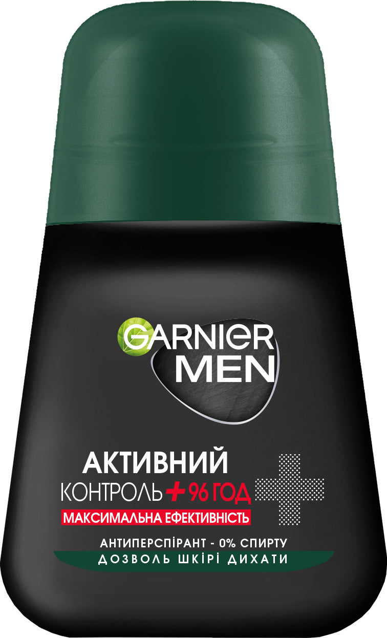 Garnier Active Control Men's Roll-On Antiperspirant, 50 mL