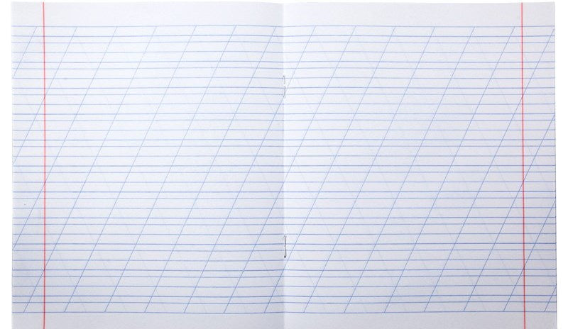 Tetrada Background Slanted-Line Notebook, 12 Sheets - Image 2