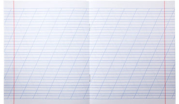 Tetrada Background Slanted-Line Notebook, 12 Sheets - Image 2