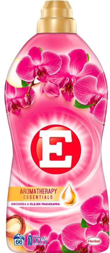 E Aromatherapy Orchid & Macadamia Oil Fabric Softener, 1.65 L