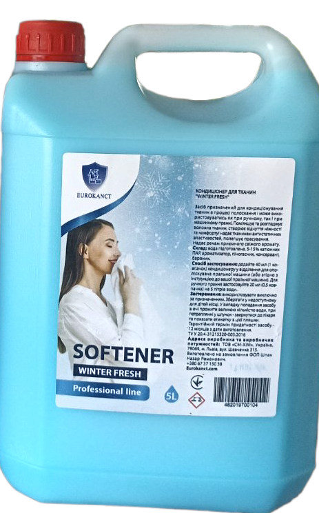 Eurokanct Winter Fresh Fabric Softener, 5 L - Image 2