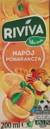 Riviva Orange Kids Juice Pouch, 200 mL