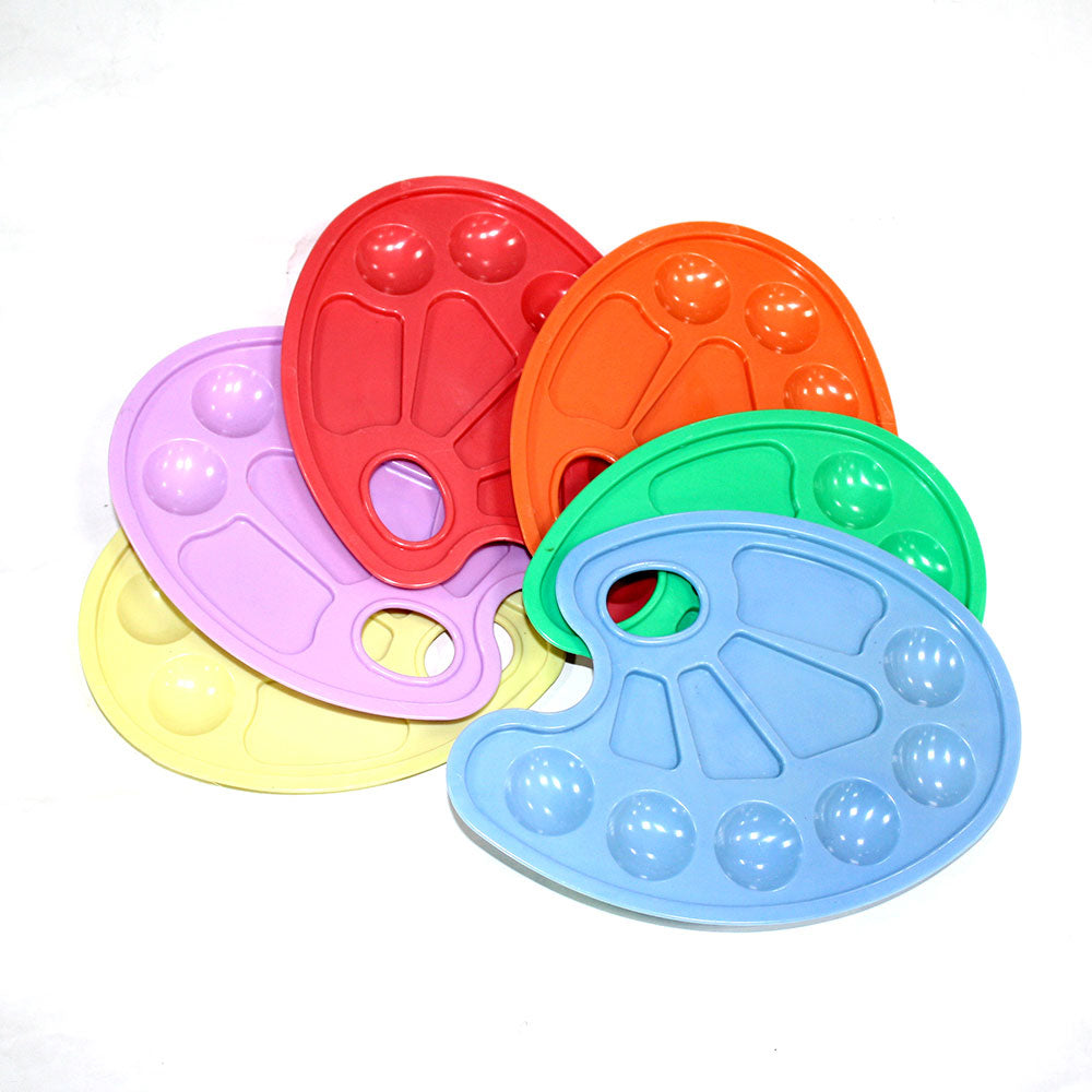 Colored Plastic Painting Palette