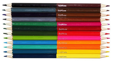 Barvinok 5-204/1 Double-Ended Colored Pencils, 12 Pencils, 24 Colors - Image 2