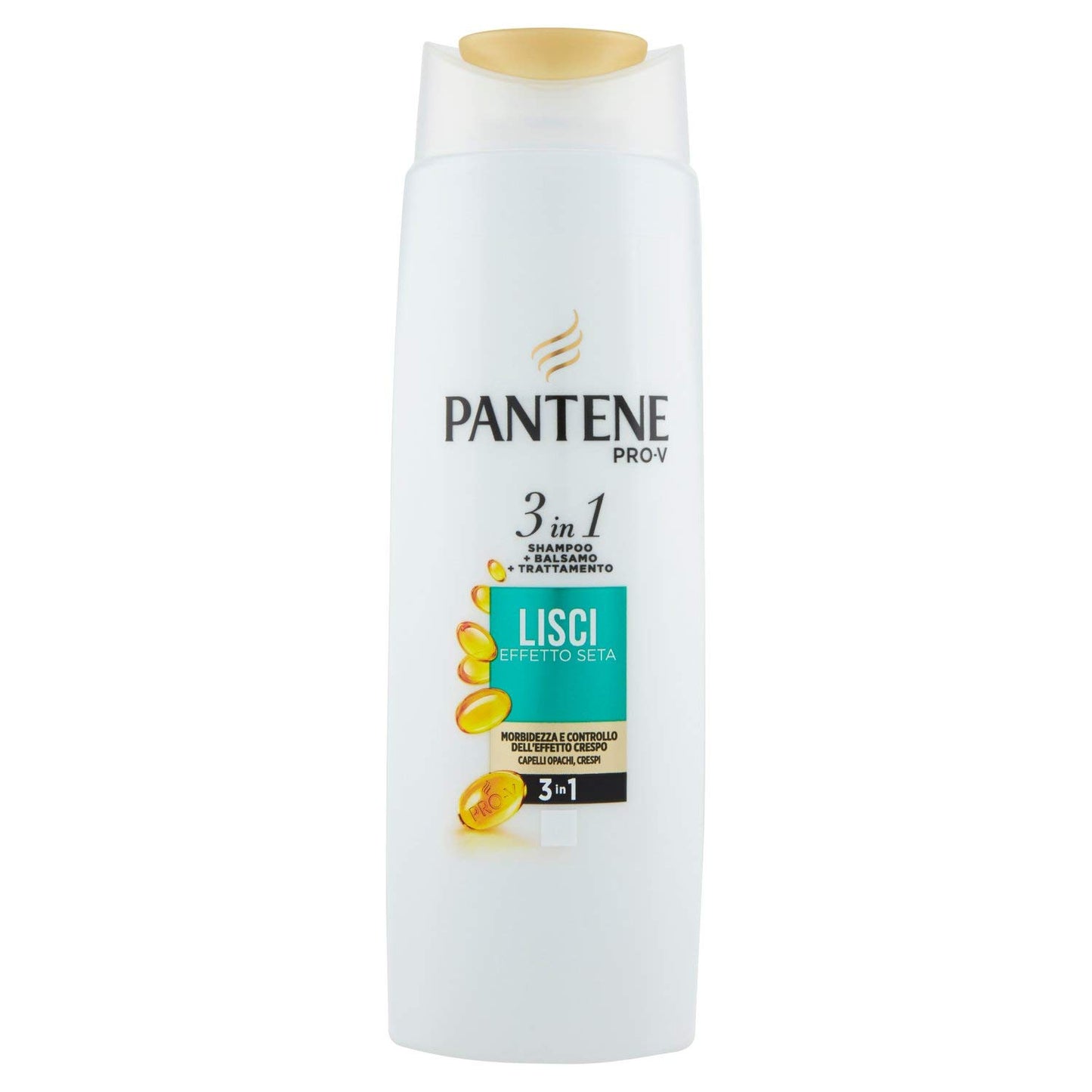 Pantene Pro-V 3-in-1 Lisci Shampoo, 225 mL