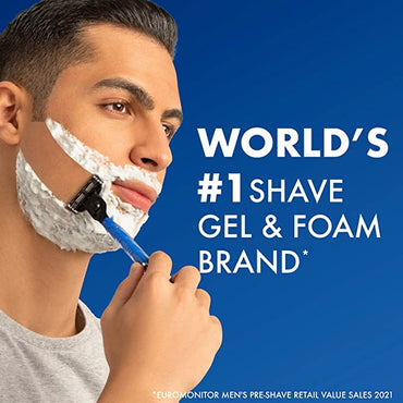 Gillette Regular Normal Shaving Foam, 200 mL - Image 2