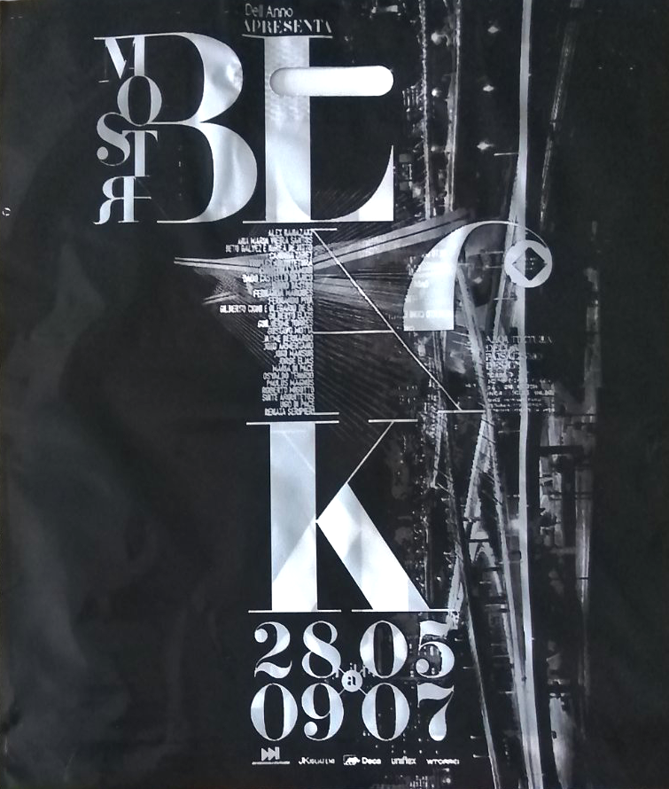 Black Assorted Die-Cut Handle Shopping Bag, 45 x 52 cm