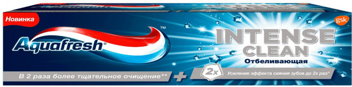 Aquafresh Intensive Cleaning & Whitening Toothpaste, 75 mL