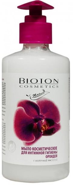 Bioton Cosmetics Nature Orchid Intimate Wash Soap, 300 mL