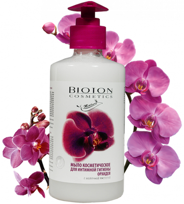 Bioton Cosmetics Nature Orchid Intimate Wash Soap, 300 mL - Image 2