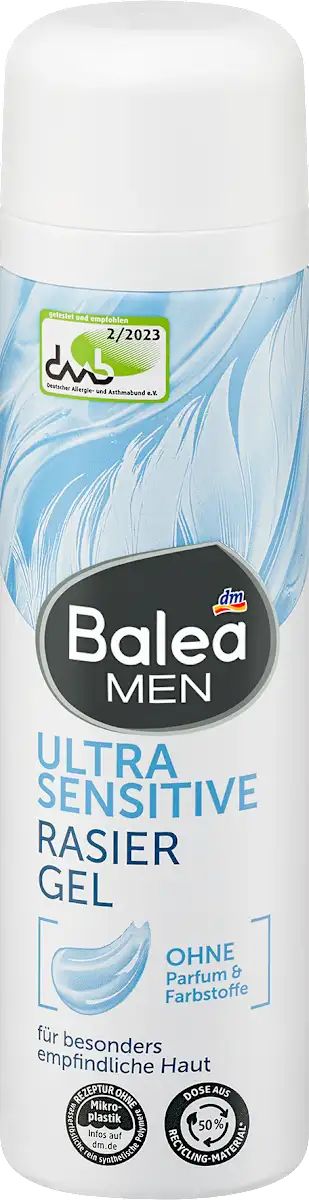 Balea Men Ultra Sensitive Shaving Gel, 200 mL