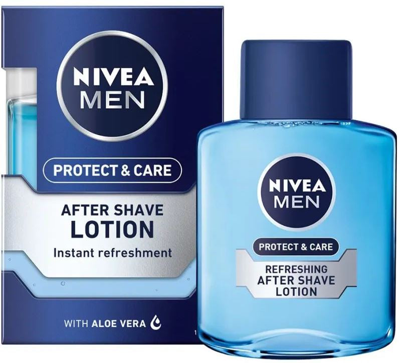 Nivea Protect & Care Aftershave Lotion, 100 mL